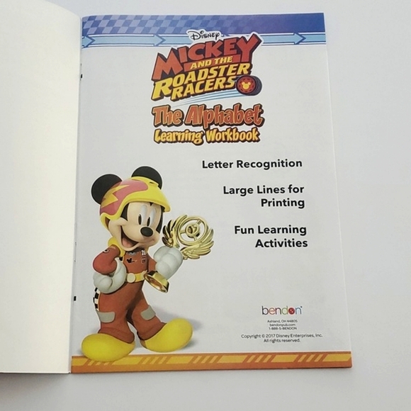 Disney Jr Educational 3 Workbooks Colors & Shapes, Alphabet Numbers & Counting - Picture 8 of 13